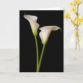 Calla Lily Kaart (Gele Bloem)