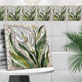 Calla Lily Mosaic Art Tegeltje
