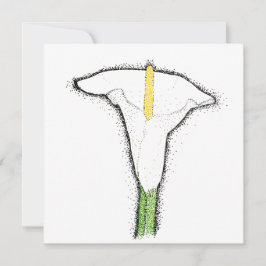 Calla Lily Notitiekaartje