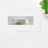 Calla Lily op oude script handschrift bladwijzer Mini Visitekaartjes (Bureau)