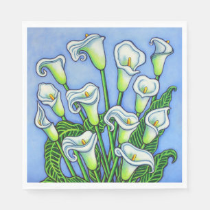 Calla Lily papieren servetten