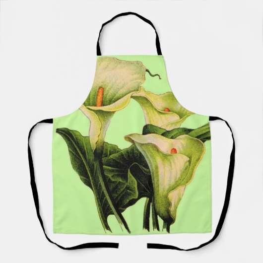 calla lily print schort (Voorkant)