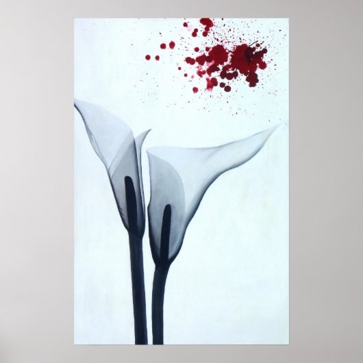 Calla Lily röntgenfoto Poster (Voorkant)