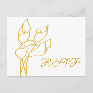 Calla Lily RSVP briefkaart