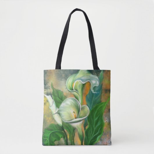 Calla Lily Sac fourre-tout - Peinture (Devant)