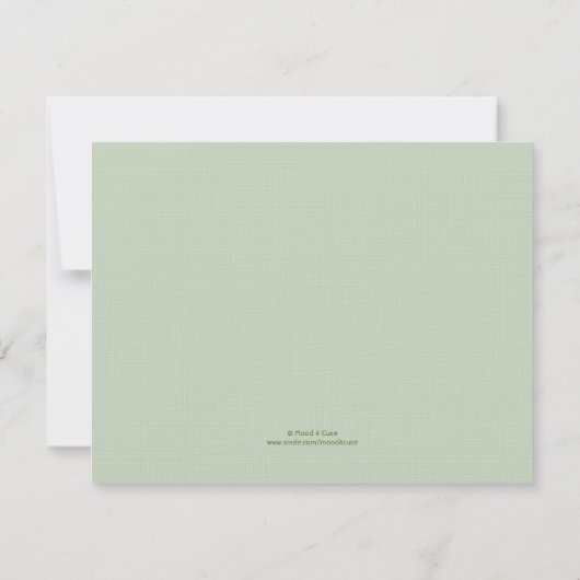 Calla Lily Sla de datum op Save The Date (Achterkant)