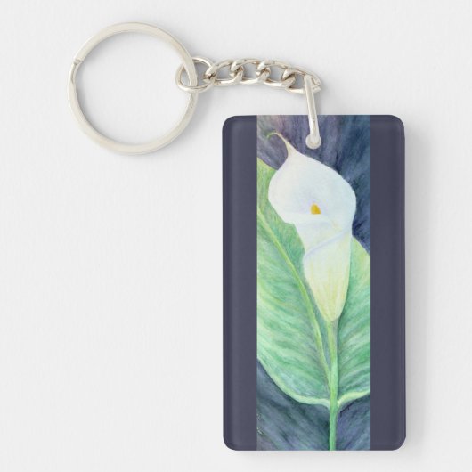 Calla Lily Sleutelhanger (Voorkant)
