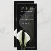 Calla Lily sparen de Aankondiging van de Datum (Voorkant / Achterkant)