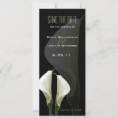 Calla Lily sparen de Aankondiging van de Datum (Voorkant)