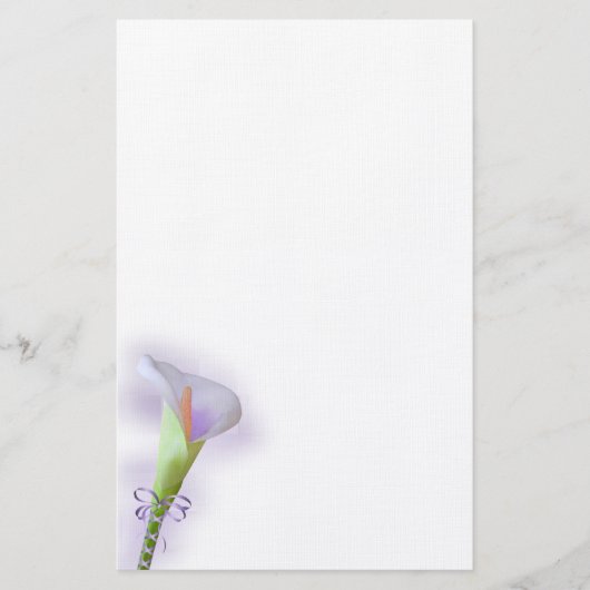 Calla Lily Stationery Briefpapier (Voorkant)