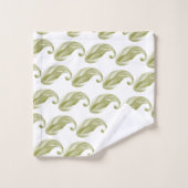 Calla Lily vie nocturne Illustration Motif (Gant de toilette)