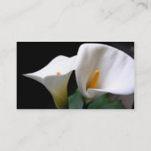 Calla Lily Visitekaartje (Achterkant)
