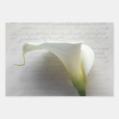 Calla Lys Enveloppement Papier Ensemble de 3 (Devant)