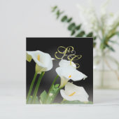 Calla Lys, invitations de mariage (Debout devant)
