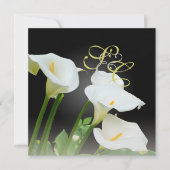 Calla Lys, invitations de mariage (Devant)