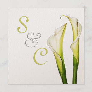 Calla Lys, invitations de mariage