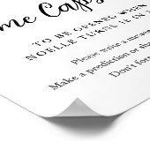 CALLA Time Capsule Baby shower teken Poster (Hoek)