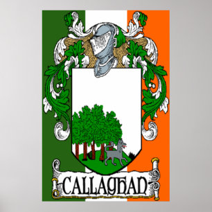 Callaghan-wapenschild Poster