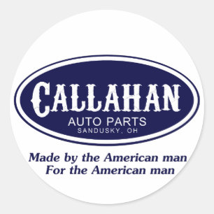 Callahan Auto Parts Logo Ronde Sticker