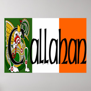 Callahan Celtic Dragon Print