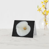 CallaLily après un carte pour notes de douche de (Fleur jaune)