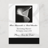 CallaLily Bewaar de datum Aankondigingskaart (Voorkant)