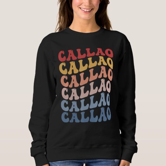 Callao City Groovy Retro Trui (Voorkant)