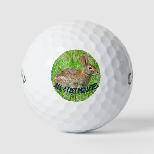 Callaway golfballen Lucky Rabbits Foot Edition (Voorkant)