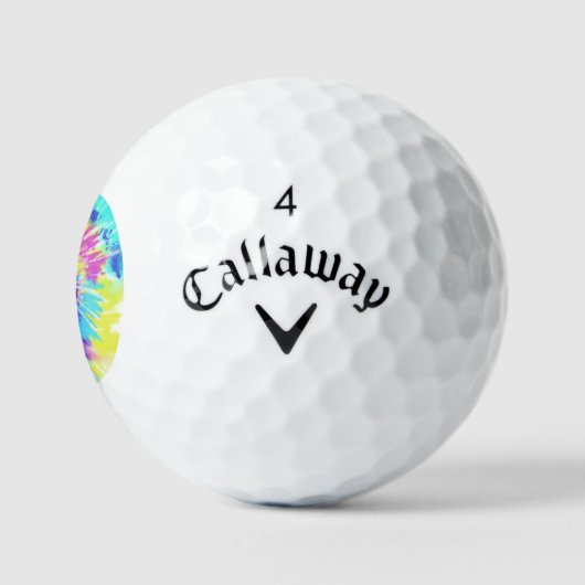 Callaway Supersoft 12 balles de golf cravate-teint (Logo)