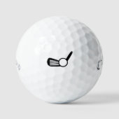 Callaway SuperSoft 3-pack met GolfShankHell-logo Golfballen (Voorkant)