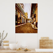 Calle de Habana Havana Cuba Poster (Keuken)