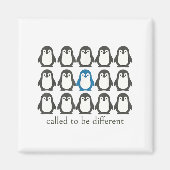 Called To Be Different Christian Penguin Faith Ins Magneet (Voorkant)