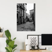 Calles de Compostela Poster (Thuiskantoor)