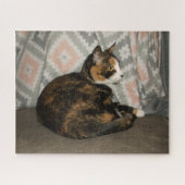Callie Cat op Sofa Legpuzzel (Horizontaal)