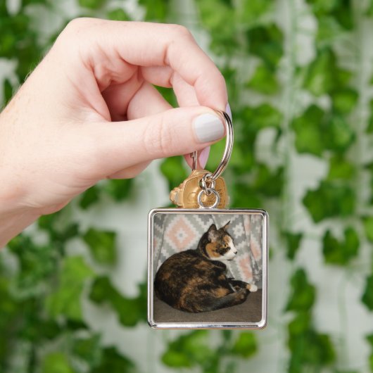 Callie Cat op Sofa Sleutelhanger (Hand)