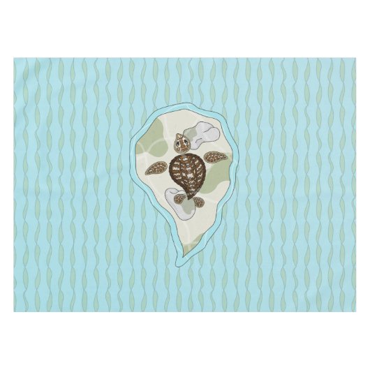Callie la nappe tortue de mer (Devant (Horizontal))