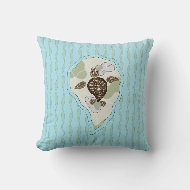 Callie la Tortue de Mer Coussin (Recto)