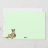 Callie Muffin de la Silly Stray Cat carte plat (Dos)