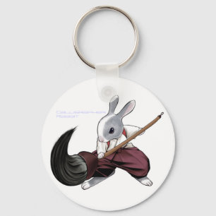 Calligrafe konijn - Sleutelhanger- Sleutelhanger