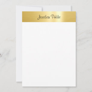 Calligrafed Script Gold Look Elegant Sjabloon