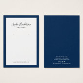 Calligrafie Aangepaste rand Kleur oorgevend beelds Visitekaartje (Voorkant /achterkant)