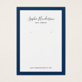 Calligrafie Aangepaste rand Kleur oorgevend beelds Visitekaartje (Voorkant)