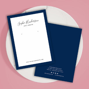 Calligrafie Aangepaste rand Kleur oorgevend beelds Visitekaartje