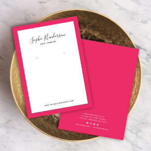 Calligrafie Aangepaste rand Kleur oorgevend beelds Visitekaartje