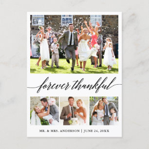 Calligrafie Altijd Dankbaar 4 Foto Bedankt Briefkaart