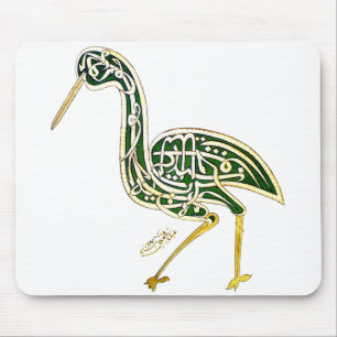 Calligrafie Bird (Stork) Muismat