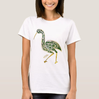 Calligrafie Bird (Stork) T-shirt