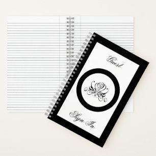 Calligrafie Black Roos Wedding Notitieboek
