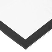 Calligrafie Black Roos Wedding Tafelkleed (Gekanteld)