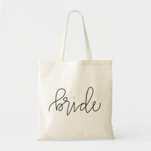 Calligrafie Bride Canvas tas